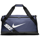 NIKE Brasilia Training Duffel Bag, Midnight Navy/Black/White, Medium - backpacks4less.com