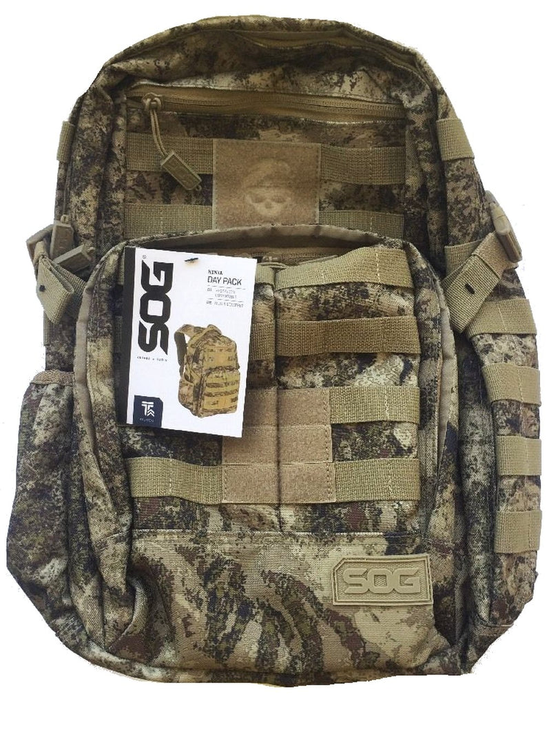 SOG Ninja Tactical Daypack Backpack Desert Camo Molle - backpacks4less.com