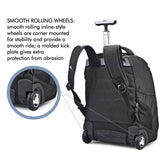 High Sierra Freewheel Wheeled Laptop Backpack, 15-inch Student Laptop Backpack for High School or College, Rolling Gamer Laptop Backpack, Wheeled Business Laptop Backpack - backpacks4less.com