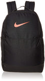 Nike Nike Brasilia Medium Backpack - 9.0, Black/Black/Habanero Red, Misc