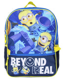 AI ACCESSORY INNOVATIONS Despicable Me Minions School Travel Backpack And Lunch Box For Kids 2-Piece Set