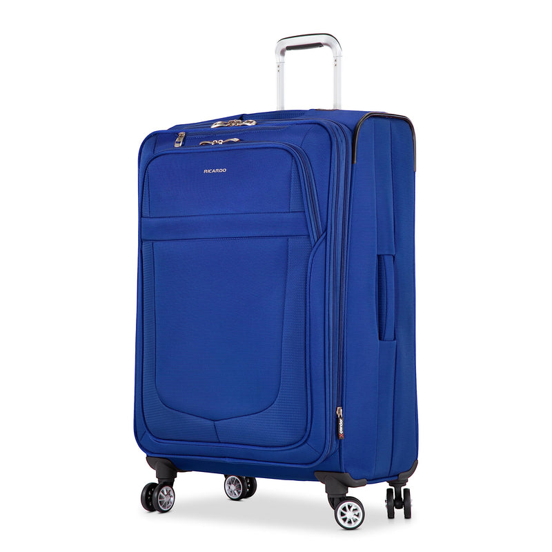 Ricardo Hermosa Softside 2-Piece Set (21" and 26") with FREE Travel Kit (Deep Blue)