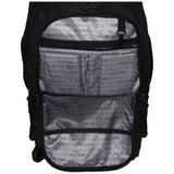 Kenneth Cole Reaction 17" Polyester Dual Compartment 4-Wheel Laptop Backpack, Pindot Charcoal - backpacks4less.com