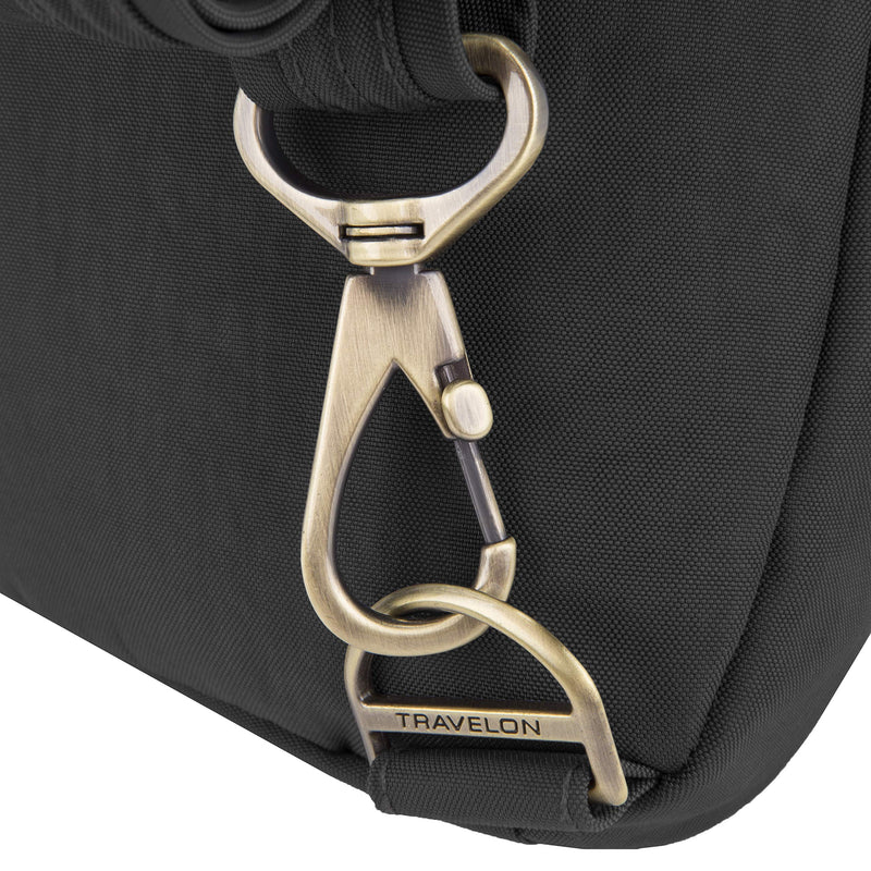 Travelon Anti-theft Signature Slim Backpack, Black - backpacks4less.com