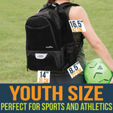 Athletico Youth Soccer Bag - Soccer Backpack & Bags for Basketball, Volleyball & Football | Includes Separate Cleat and Ball Compartments (Black) - backpacks4less.com