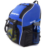 Soccer Backpack - Basketball Backpack - Youth Kids Ages 6 and Up - with Ball Compartment - All Sports Bag Gym Tote Soccer Futbol Basketball Football Volleyball - backpacks4less.com