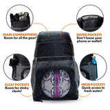 Soccer Bags With Ball Holder - Use As Soccer Backpack, Basketball Backpack, Volleyball Bag or Football Bag | Separate Cleats & Ball Pockets | Designed For Boys & Girls Ages 4-16 | Keeps It Organized - backpacks4less.com