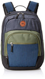 Quiksilver Men's SCHOOLIE Cooler II Backpack, medium grey heather 1SZ - backpacks4less.com