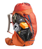 The North Face Terra 55, Zion Orange/Shady Blue, Large/X-Large - backpacks4less.com