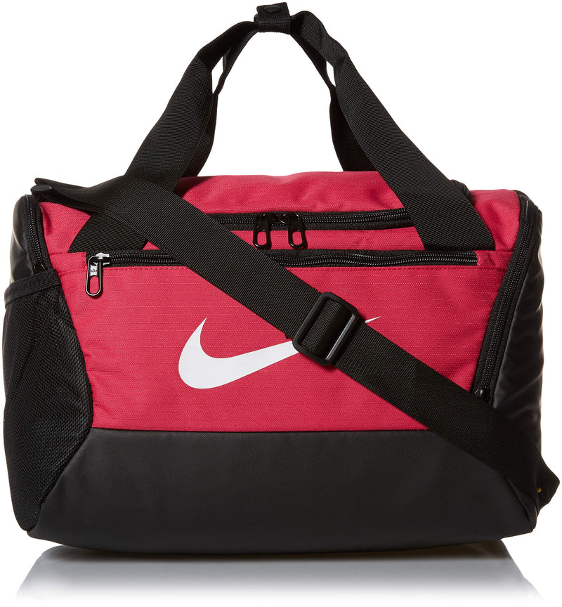 NIKE Brasilia X-Small Duffel - 9.0, Rush Pink/Black/White, Misc - backpacks4less.com