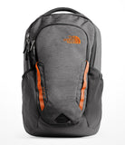 The North Face Vault Backpack, TNF Dark Grey Heather/Persian Orange - backpacks4less.com