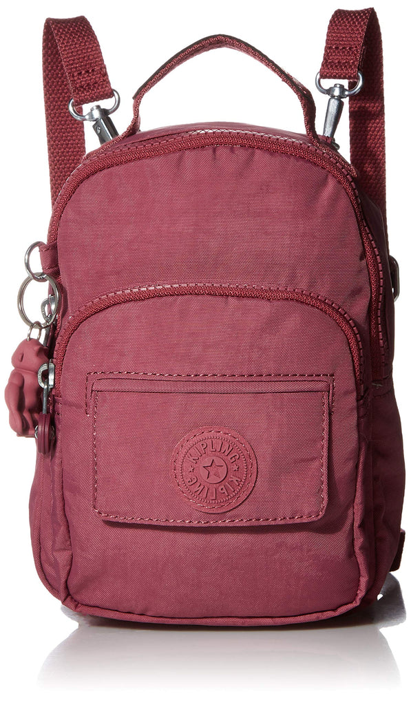 Kipling womens Alber 3-In-1 Convertible Mini Backpack, fig purple, One– backpacks4less.com Kipling womens Alber 3-In-1 Convertible Mini Backpack, fig purple, One– backpacks4less.com