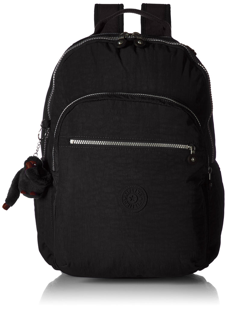 Kipling womens Seoul Go Black Laptop Backpack, black, One Size - backpacks4less.com