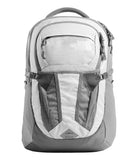 The North Face Women's Recon Backpack, TNF White Metallic Melange/Mid Grey, One Size - backpacks4less.com