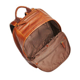 Fossil Men's Leather Estate Backpack, Cognac - backpacks4less.com