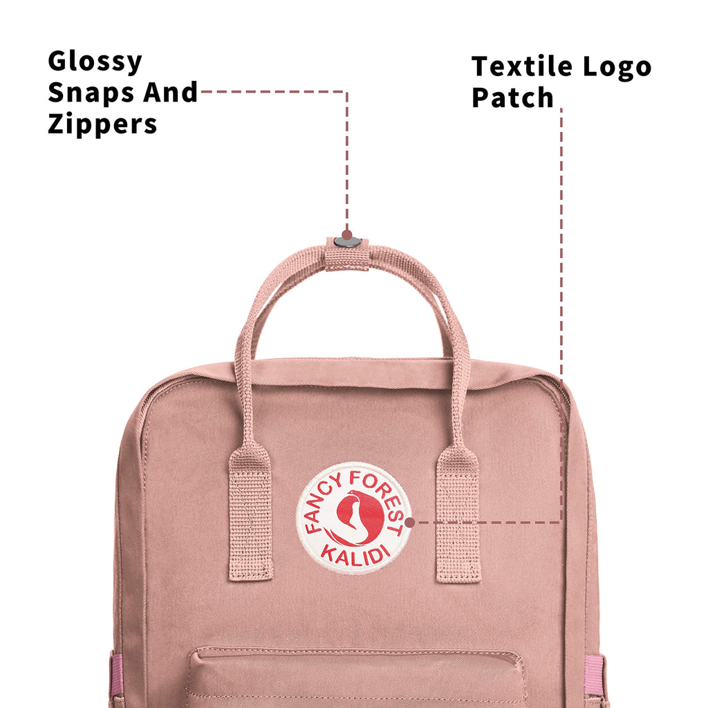 kalidi mini backpack KALIDI Casual Backpack for Women,15 Inches Laptop Classic Backpack Camping Rucksack Travel Outdoor Daypack College School Bag (Pink)