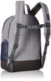 Herschel Kids' Heritage Youth XL Children's Backpack, Mid Grey Medieval Blue Black Crosshatch, One Size - backpacks4less.com