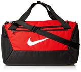 NIKE Brasilia Small Duffel - 9.0, University Red/Black/White, Misc - backpacks4less.com