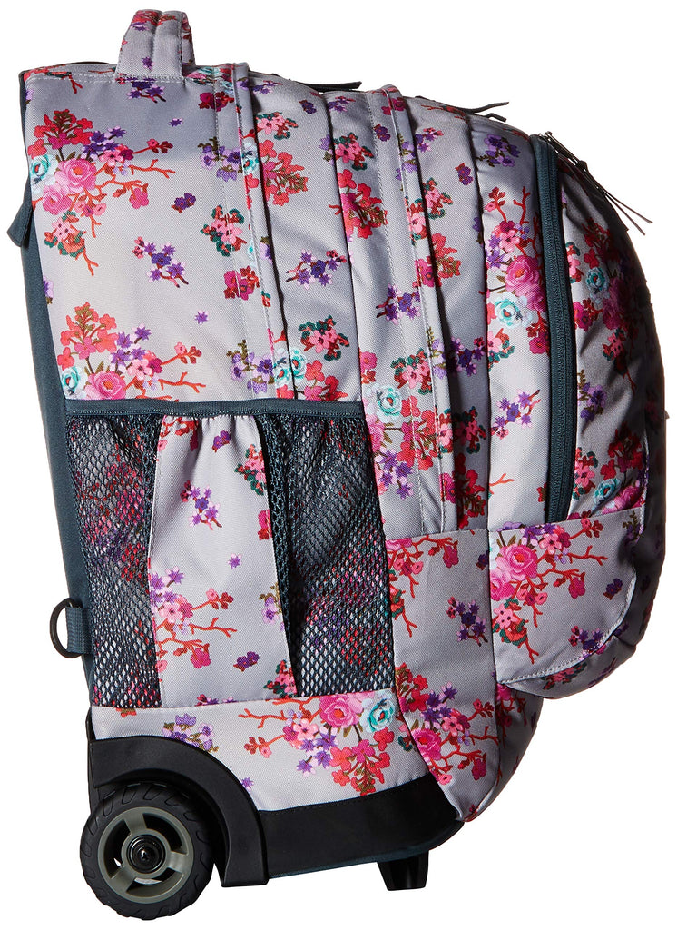 JanSport Driver 8 Core Series Wheeled Backpack, Primavera Fields - backpacks4less.com