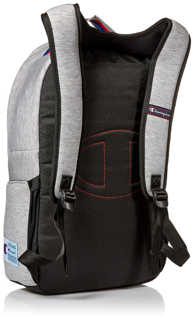 Champion Men's Attribute Laptop Backpack, Light Grey, OS - backpacks4less.com