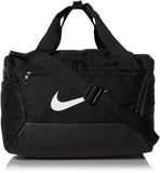 NIKE Brasilia Small Duffel - 9.0, Black/Black/White  