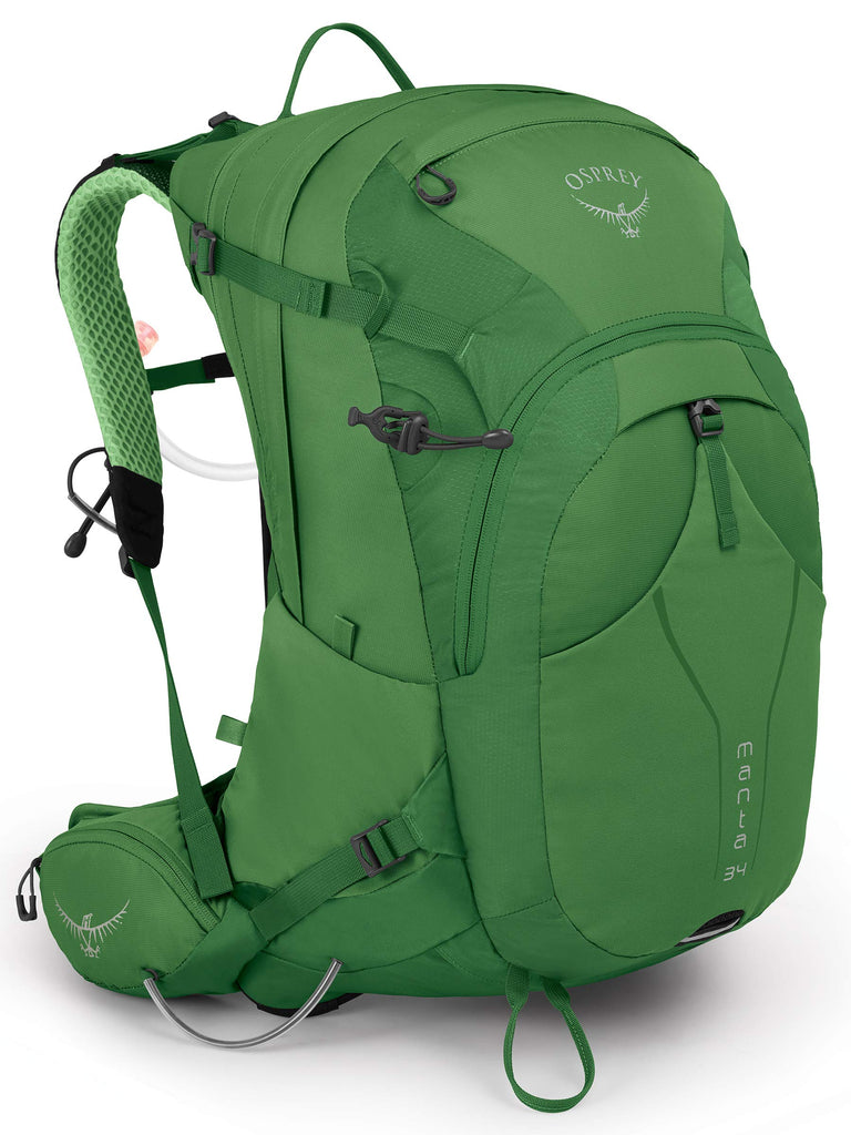 Osprey Packs Manta 34 Hydration Pack, Green Shade, One Size - backpacks4less.com