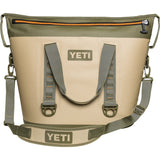 YETI Hopper Two 40 Portable Cooler, Field Tan / Blaze Orange - backpacks4less.com