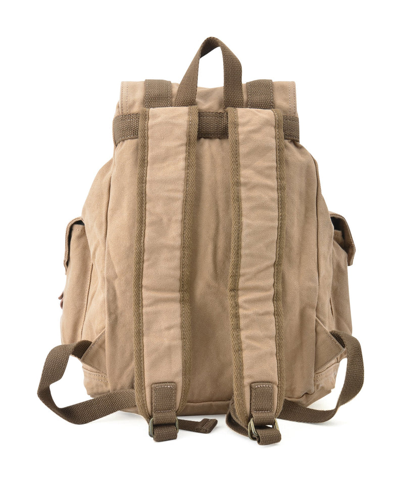 Gootium 21101KA-S Specially High Density Thick Canvas Backpack Rucksack, Khaki Small - backpacks4less.com