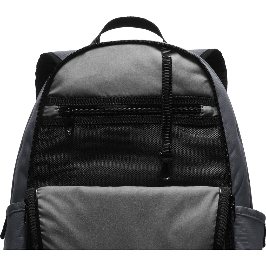 Nike Brasilia Training Backpack, Extra Large Backpack Built for Secure Storage with a Durable Design, Flint Grey/Black/White - backpacks4less.com