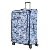 Ricardo Beverly Hills Seahaven 2.0 Softside Expandable Luggage with 4 Spinner Wheels, Water-Resistant Polyester, Exclusive Packing Cube Included, Men and Women, Snow Leopard, Large Check-in 29-Inch
