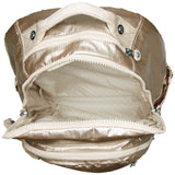 Seoul L Solid Laptop Backpack, Sparkly Gold - backpacks4less.com