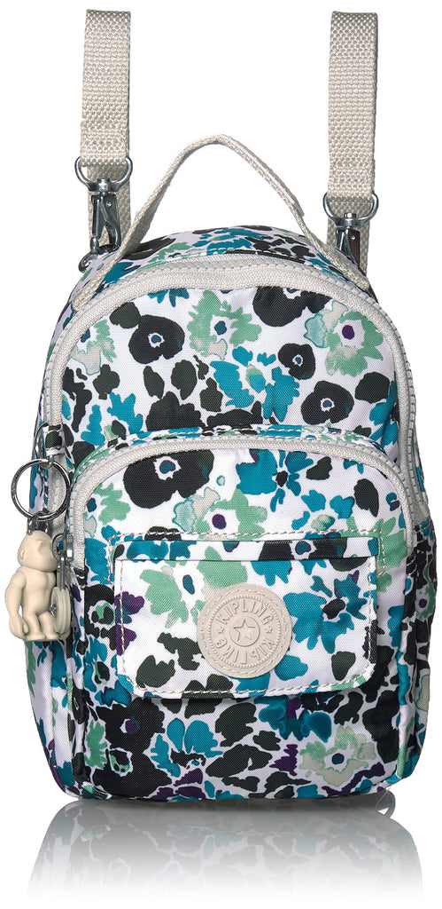 Kipling womens Alber 3-In-1 Convertible Mini Backpack, Blue field Floral, One Size Kipling womens Alber 3-In-1 Convertible Mini Backpack, Blue field Floral, One Size