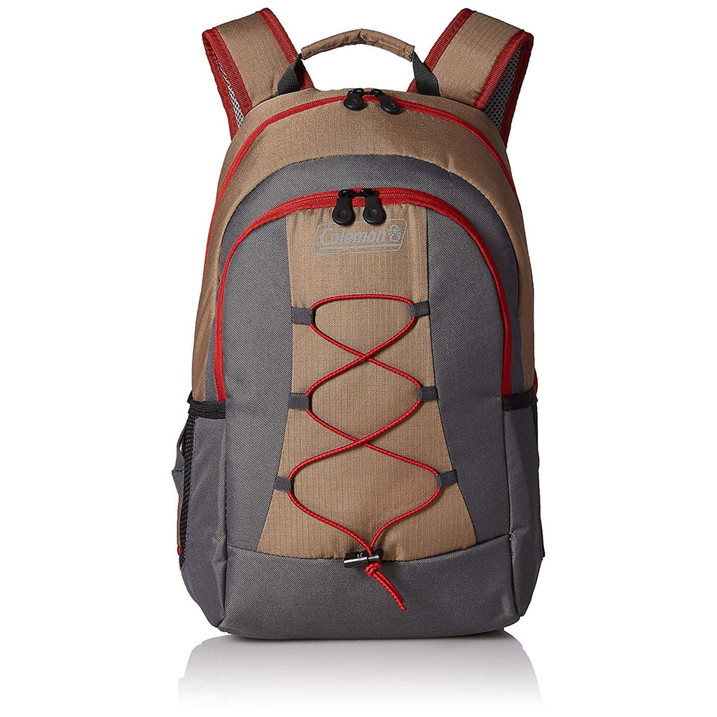 Coleman Soft Cooler Backpack  28 Can Cooler, Khaki–