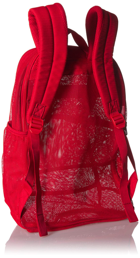 NIKE Brasilia Mesh Backpack 9.0, University Red/University Red, Misc - backpacks4less.com