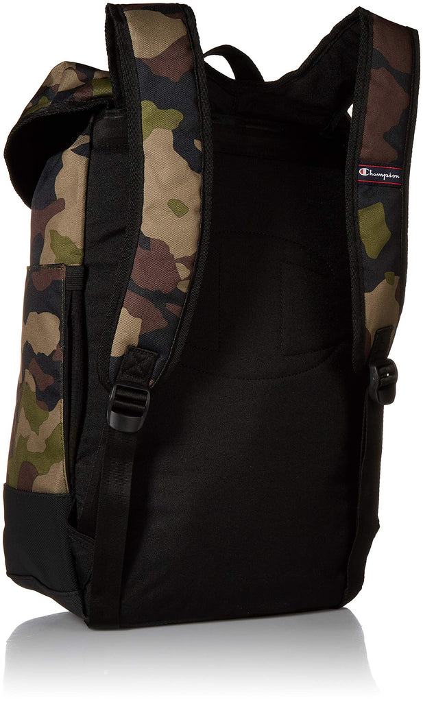 Champion Men's Top Load Backpack, Woodland camo, One Size - backpacks4less.com