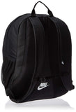 Nike Sportswear Hayward Futura Backpack for Men, Large Backpack with Durable Polyester Shell and Padded Shoulder Straps, Black/Black/White - backpacks4less.com