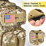 NOOLA Military Tactical Backpack Army Rucksack Assault Pack Molle Bag Multicam CP - backpacks4less.com