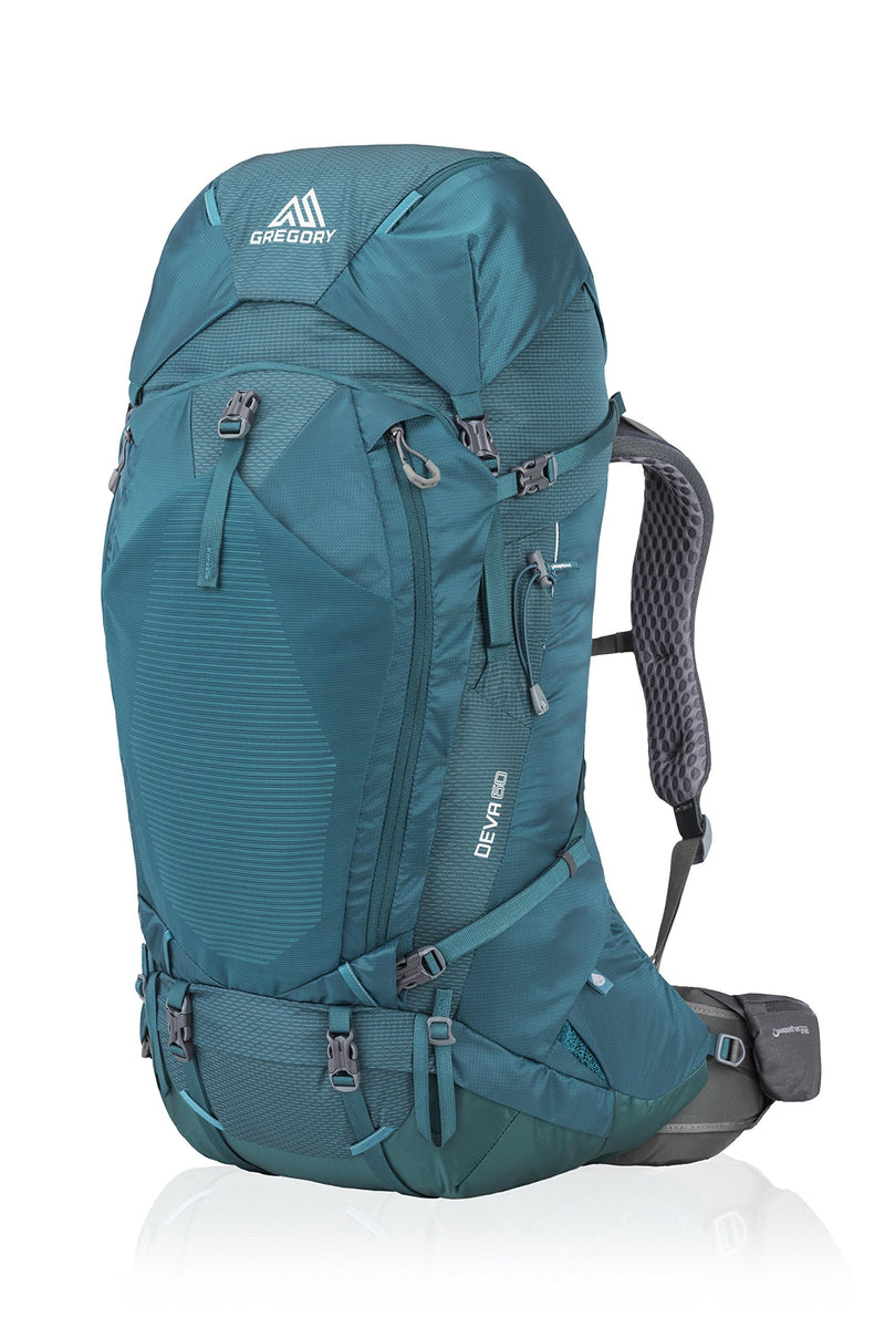 Gregory Mountain Products Women's Deva 60 Liter Backpack, Antigua Green, Extra Small - backpacks4less.com