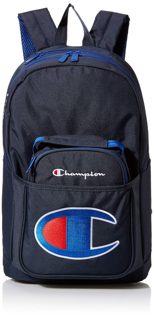 Champion Kids' Big Supercize Backpack Lunch Kit Combo, Navy