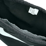 Nike Brasilia Training Gymsack, Drawstring Backpack with Zipper Pocket and Reinforced Bottom, Black/Black/White - backpacks4less.com