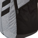 Under Armour Adult Hustle Pro Backpack , Pitch Gray Medium Heather (012)/Black , One Size Fits All