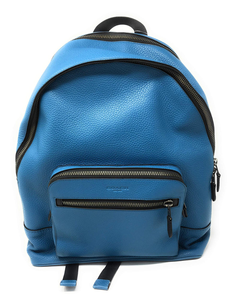 coach backpack blue leather coach f23247 west backpack river blue
