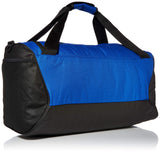 Nike Brasilia Training Medium Duffle Bag, Durable Nike Duffle Bag for Women & Men with Adjustable Strap, Game Royal/Black/White - backpacks4less.com