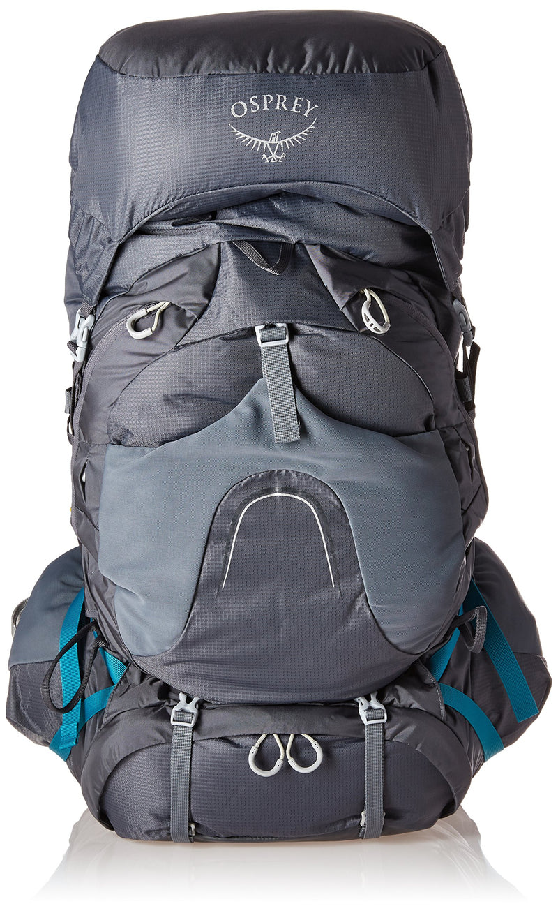Osprey Packs Pack Aura Ag 65 Backpack, Vestal Grey, Small - backpacks4less.com