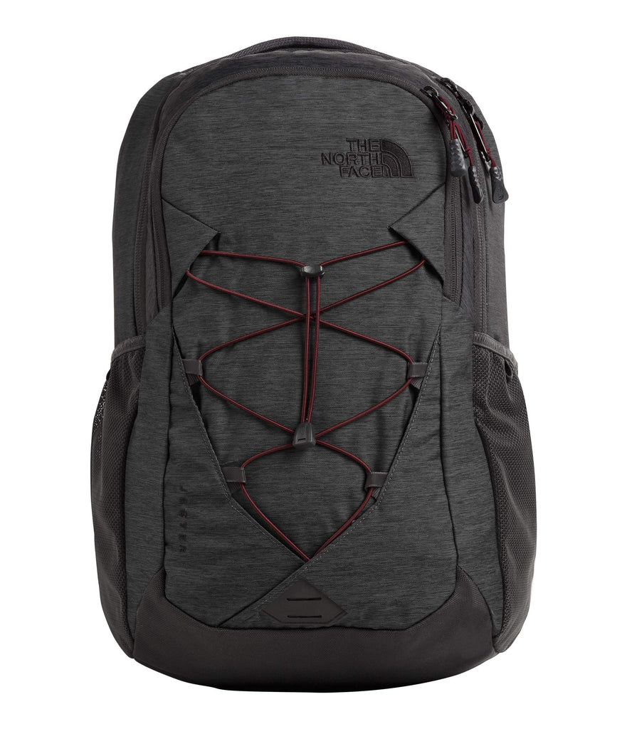 The North Face Women's Jester Backpack, Asphalt Grey Light Heather/Deep Garnet Red, One Size The North Face Women's Jester Backpack, Asphalt Grey Light Heather/Deep Garnet Red, One Size