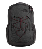 The North Face Women's Jester Backpack, Asphalt Grey Light Heather/Deep Garnet Red, One Size - backpacks4less.com