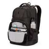 SWISSGEAR Large Padded 15-inch Laptop Backpack | Work, School, Commute | Men's and Women's - Black - backpacks4less.com