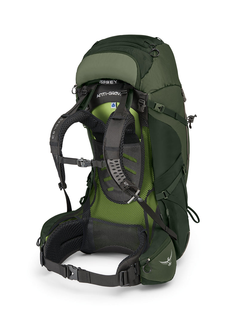 Osprey Packs Aether Ag 70 Backpacking Pack, Adriondack Green,Large - backpacks4less.com