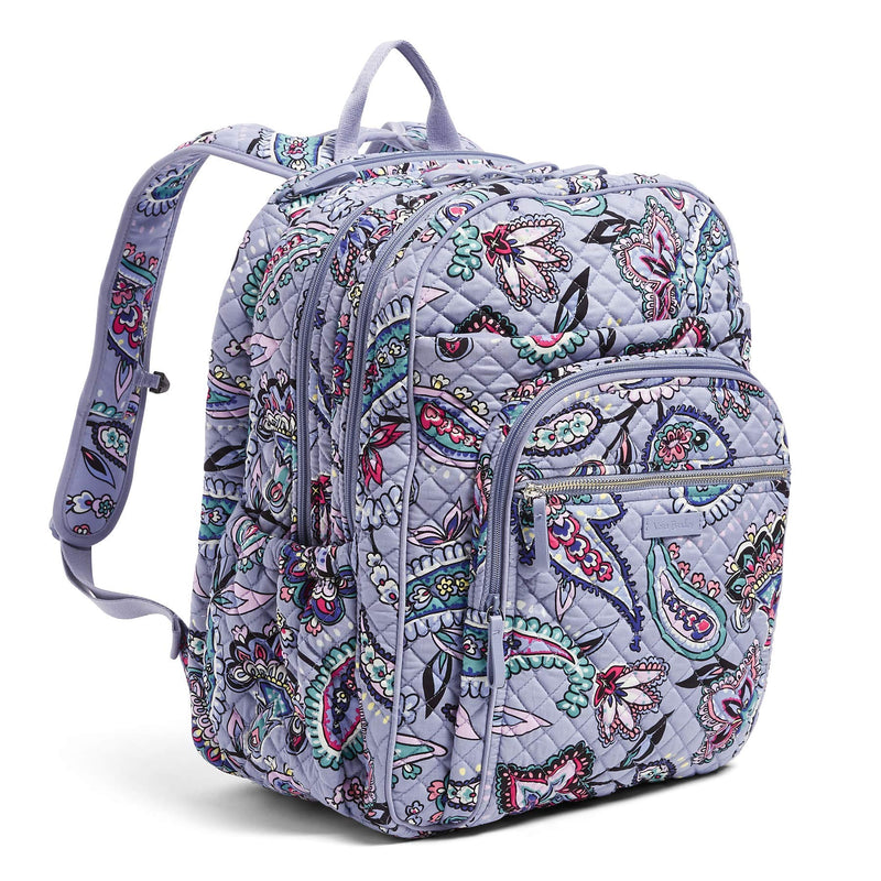 Vera Bradley Signature Cotton XL Campus, Makani Paisley - backpacks4less.com