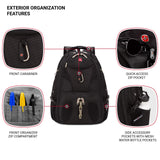 SwissGear 1900 Scansmart TSA Laptop Backpack - Black - backpacks4less.com